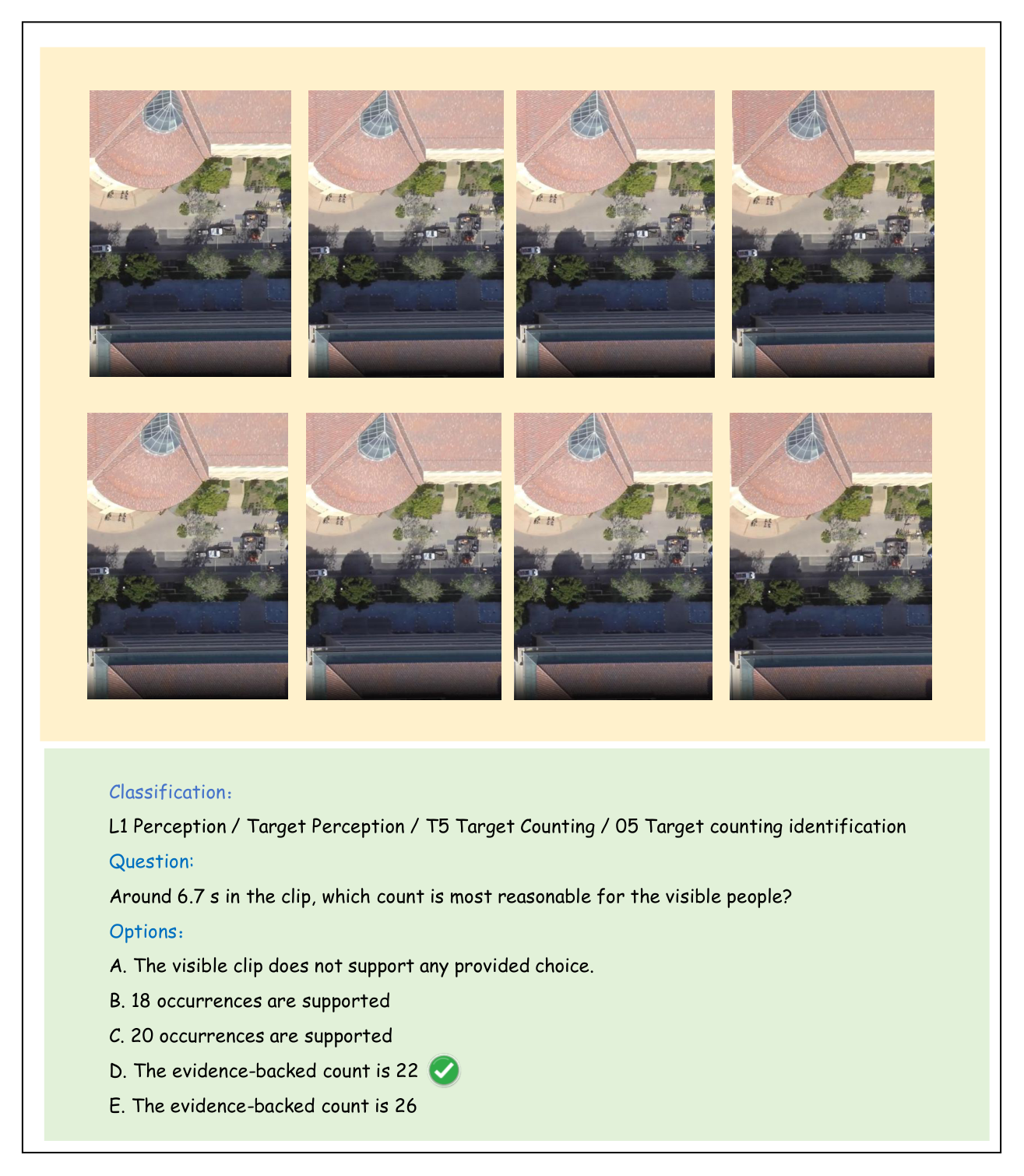 Remote-sensing video example for target counting